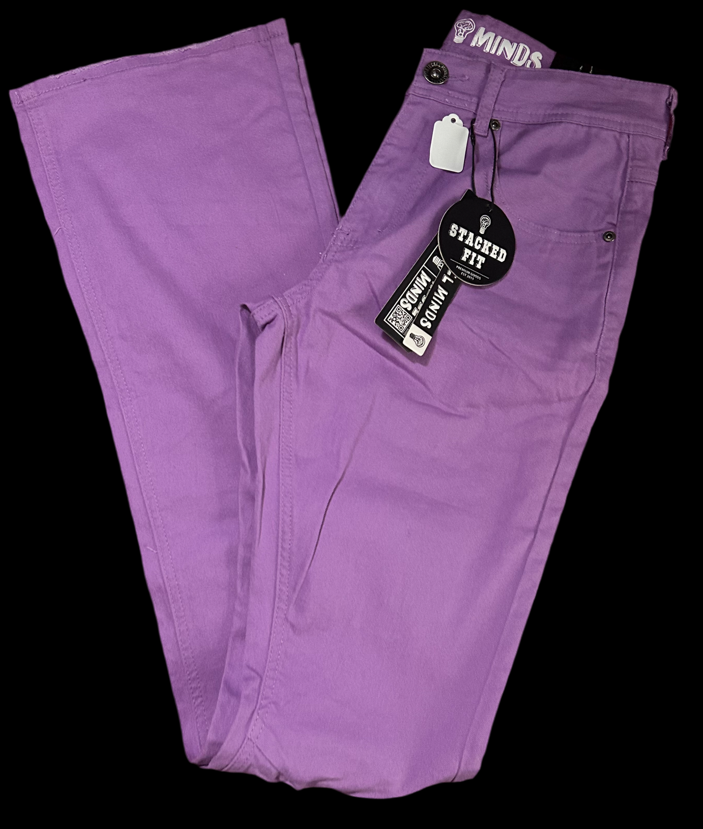 Men’s purple belbel bottoms pants