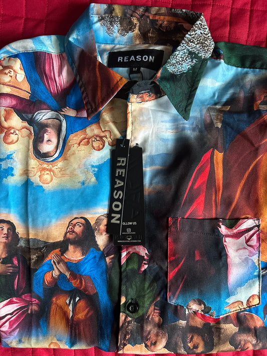 Men’s reason button-up shirt