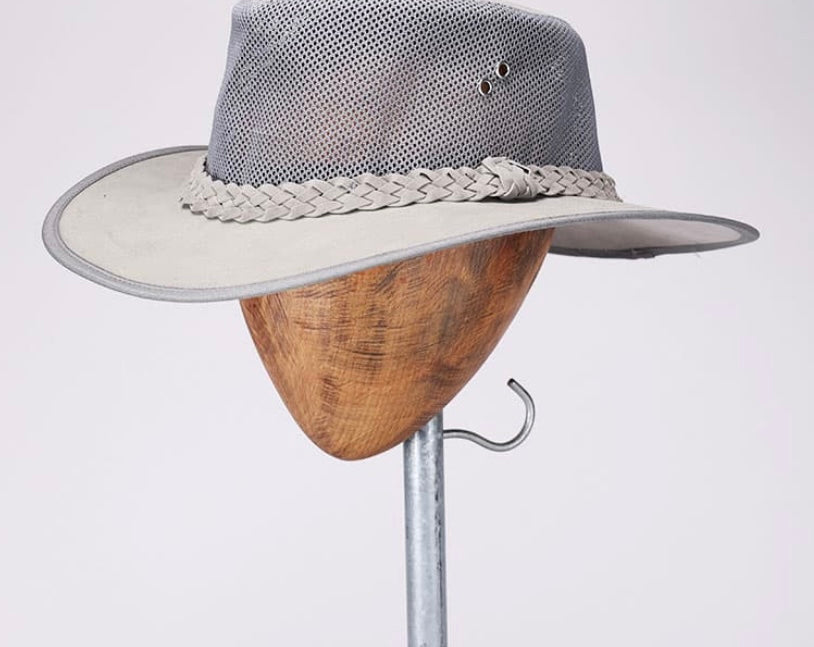 Gray Soaker Aussie Hat