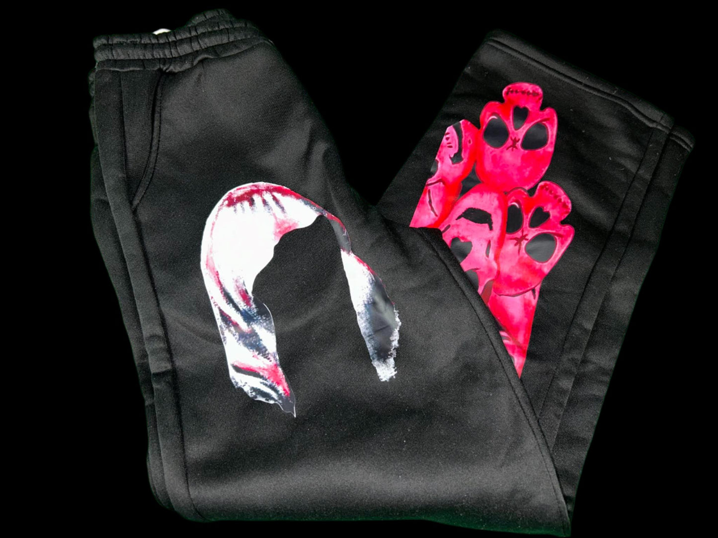 Manfinity EMRG Men's Drawstring Skull Print Casual Straight Leg Sweatpants