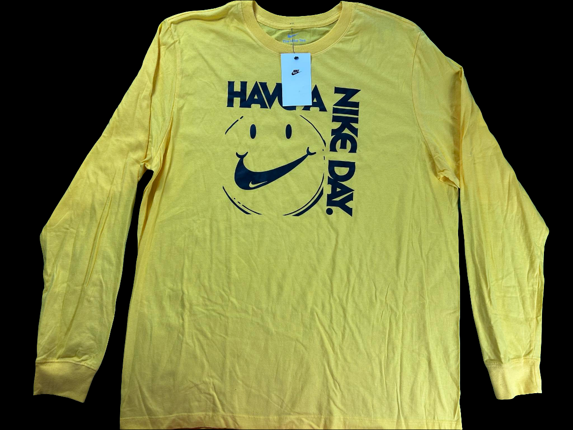 Nike Long Sleeve T-Shirt (Have A Nike Day - Yellow)