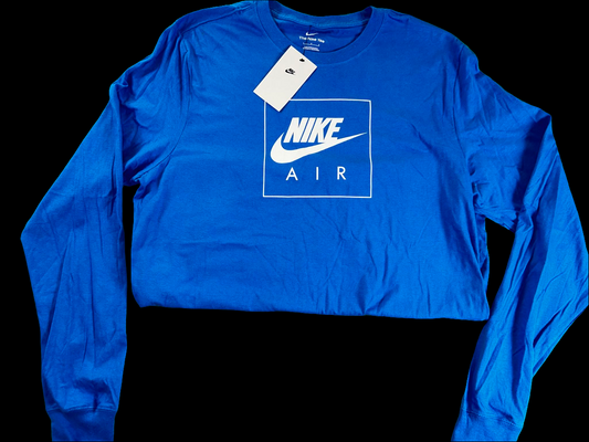 Nike Long Sleeve T-Shirt (Nike Check - Blue)