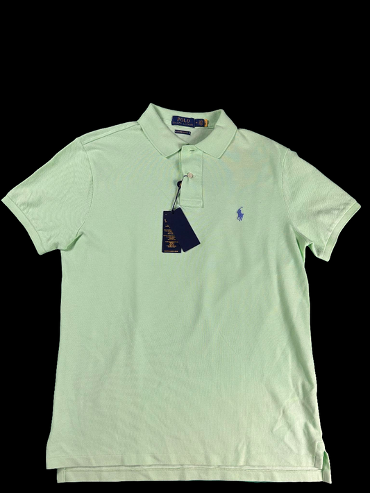 POLO RALPH LAUREN Men's Custom Slim Fit Polo Shirt (Lime Green)