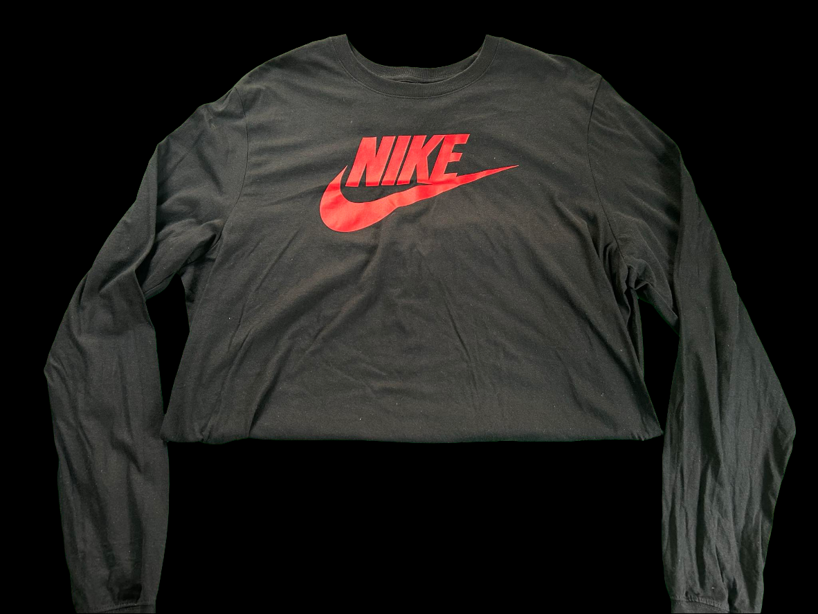 Nike Long Sleeve T-Shirt (Nike Check - Black)