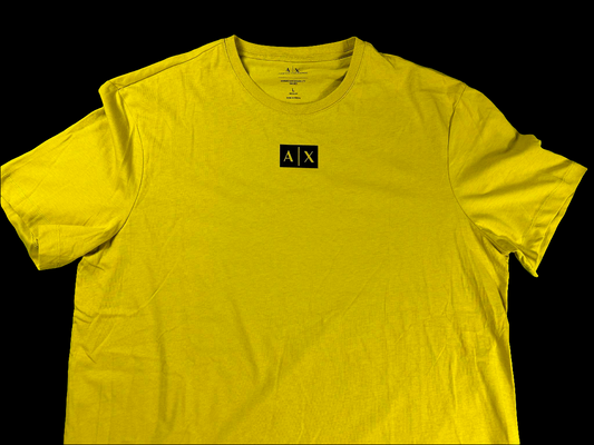 Armani Exchange Men's Regular Fit Short Sleeve Crew Neck Logo Tee