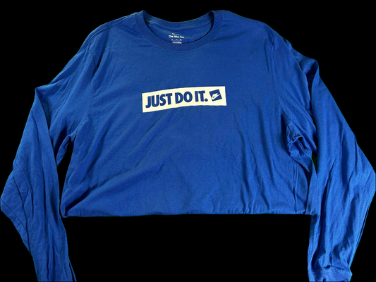 Nike Long Sleeve T-Shirt (Just Do It - Blue)